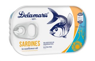 Delamaris Sardine Tournesol 90g    